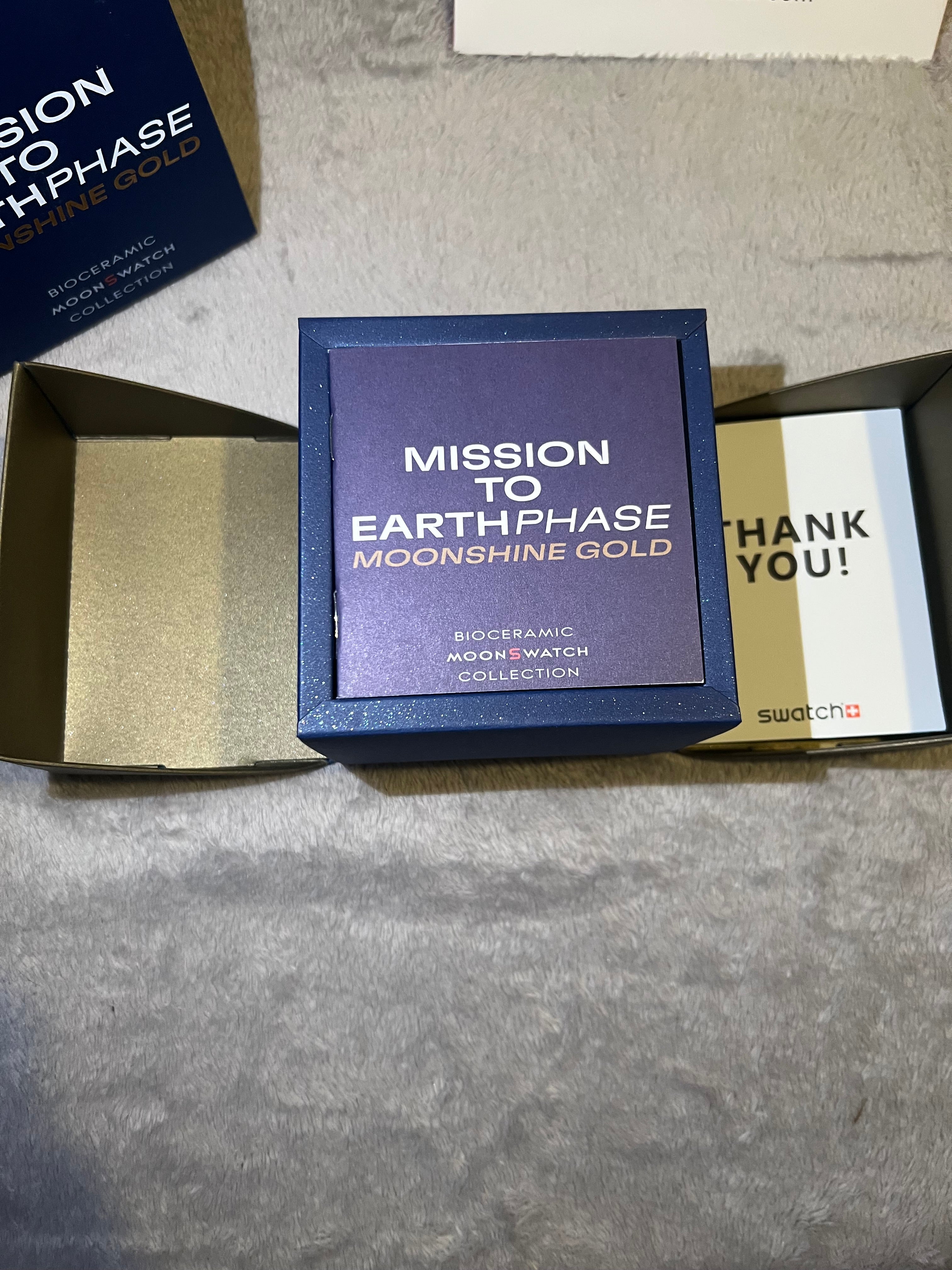 OmegaXSwatch bioceramic MoonSwatch “mission to earthphase moonshine gold”