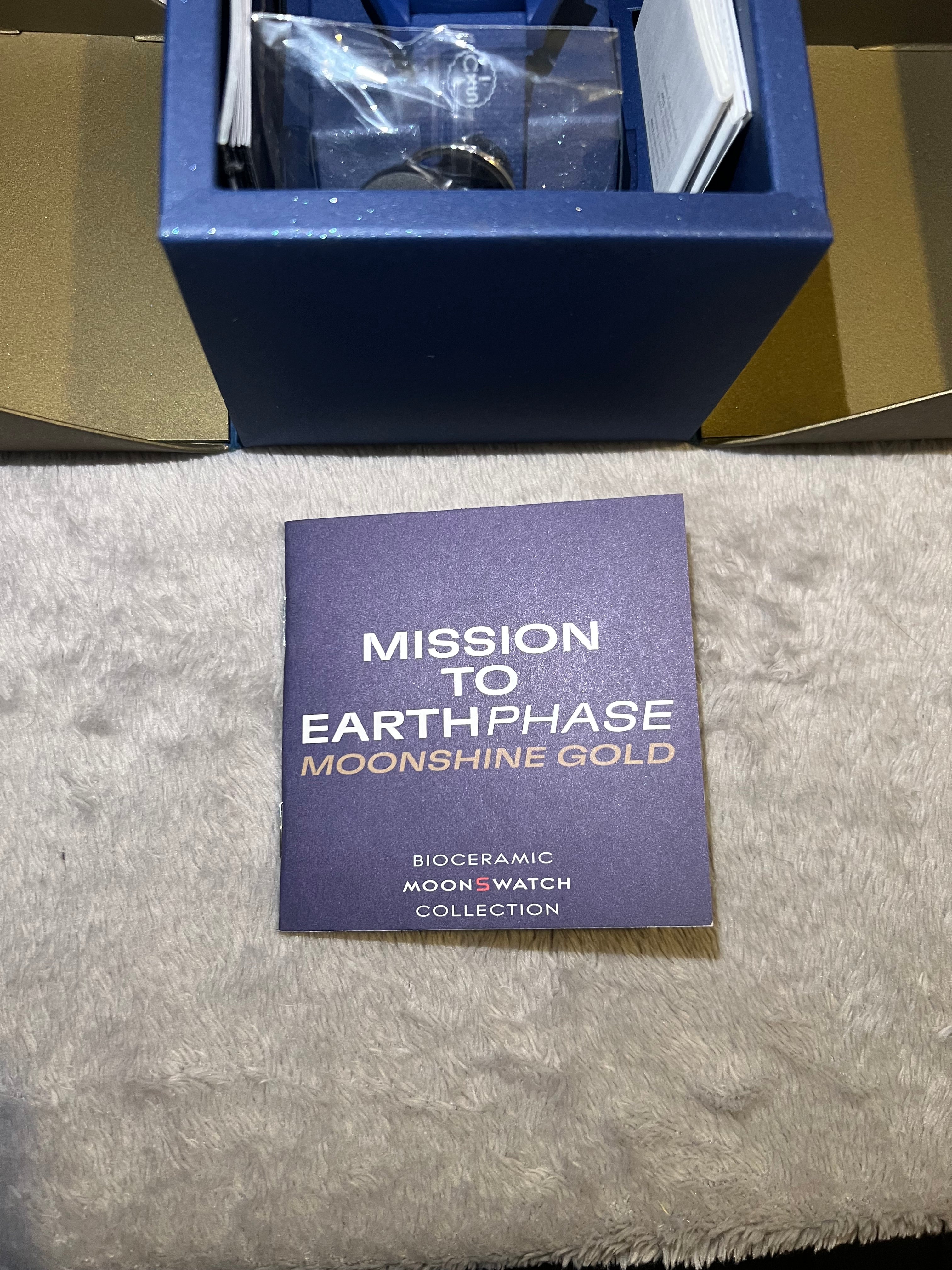 OmegaXSwatch bioceramic MoonSwatch “mission to earthphase moonshine gold”