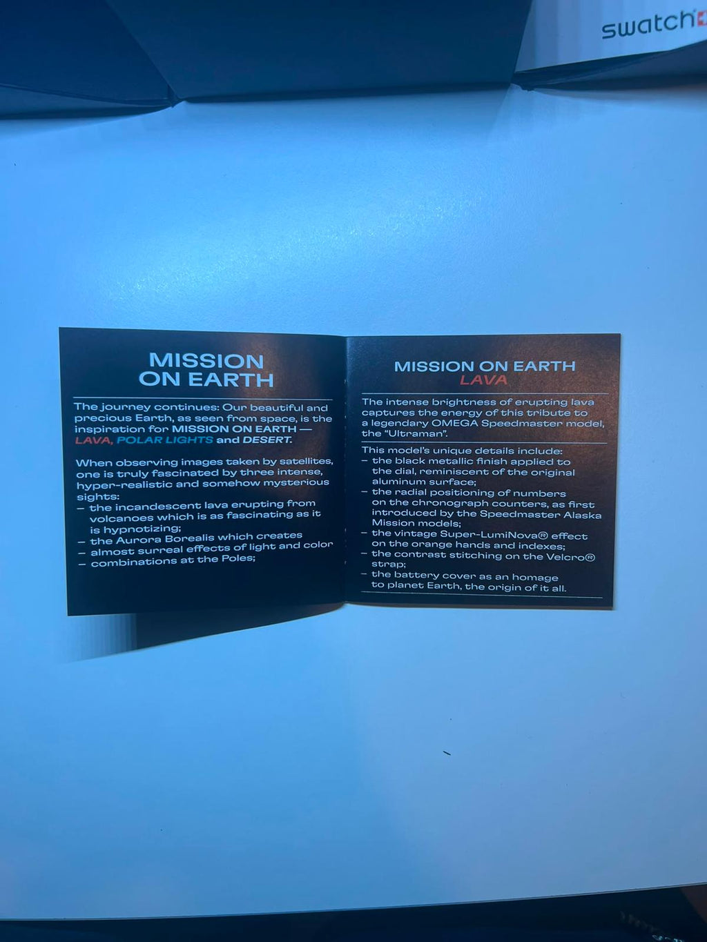 Omega x Swatch Mission on Earth Polar Lights